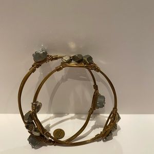 Two bangle bracelets